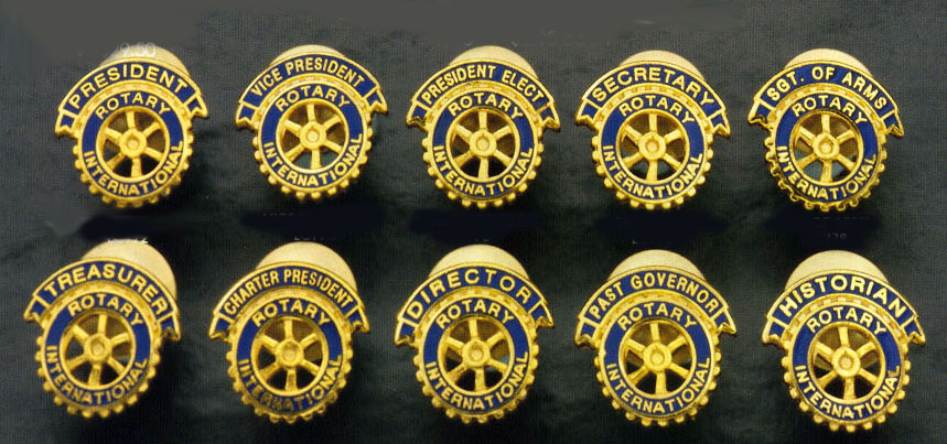 ROTARY EMBLEM OFFICER PENS